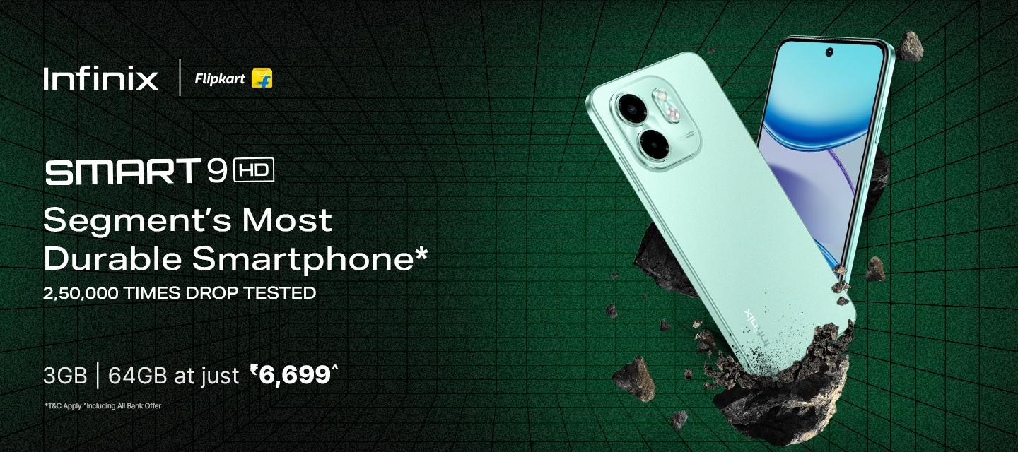 Infinix Smart 9 HD A Durable Smartphone with Premium Features Priced at ₹6,699