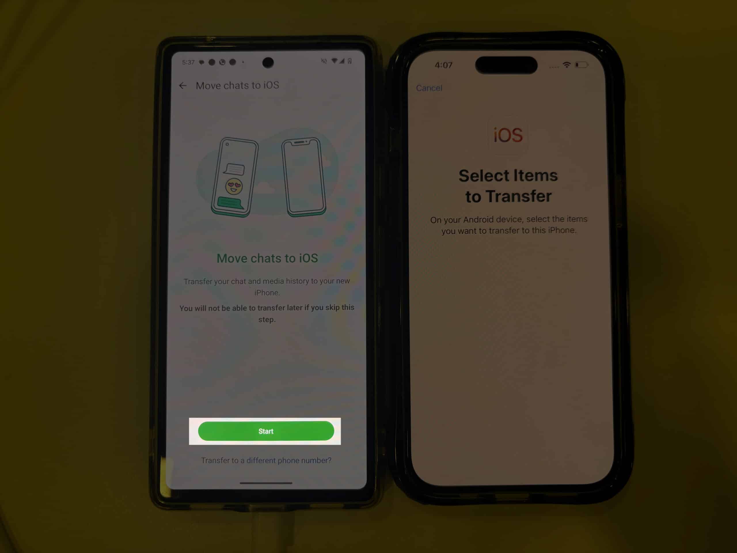 Official WhatsApp Transfer Method Using ‘Move to iOS’ App