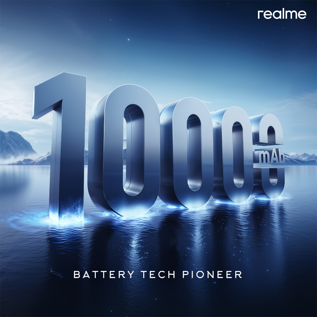 Could Your Phone Battery Last for Days Realme Teases a Massive 10,000mAh Powerhouse!