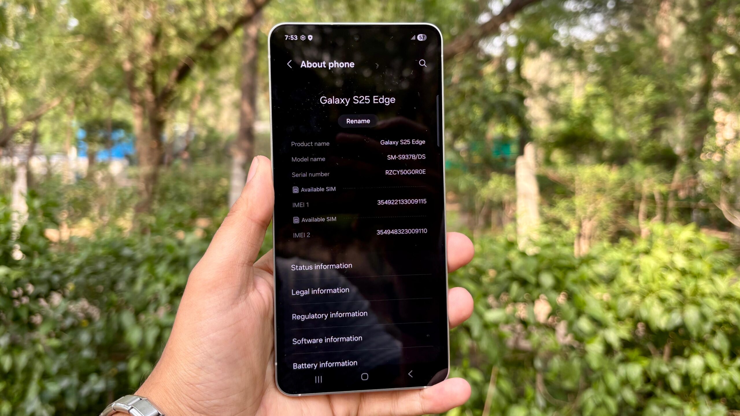 Samsung Galaxy S25 Edge