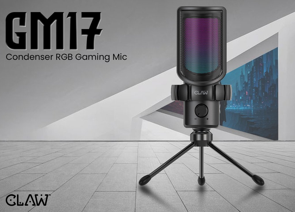 CLAW GM17 Condenser RGB Gaming Mic
