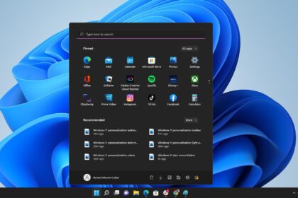 Windows 11 Start Menu