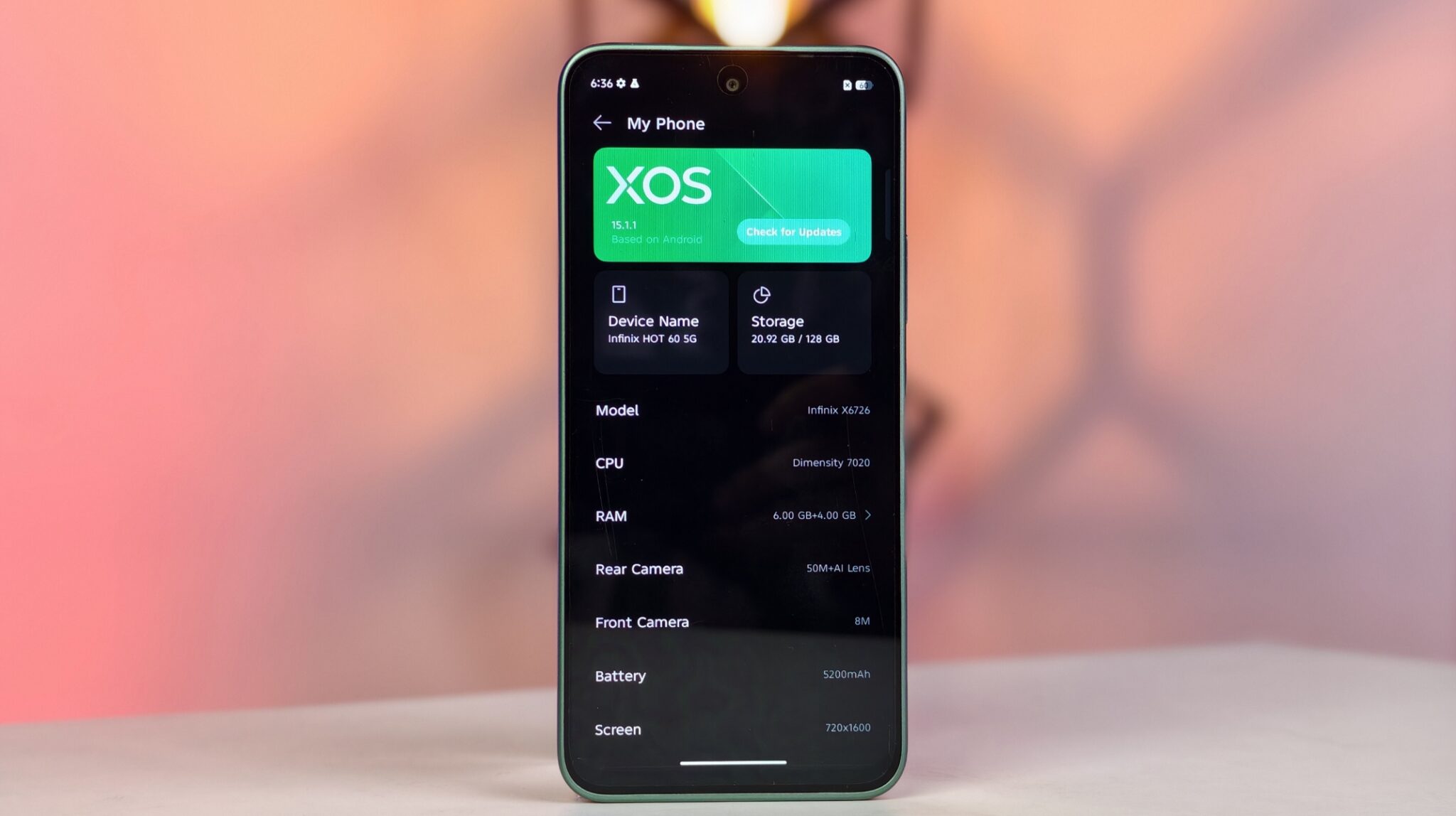Infinix Hot 60 5G+