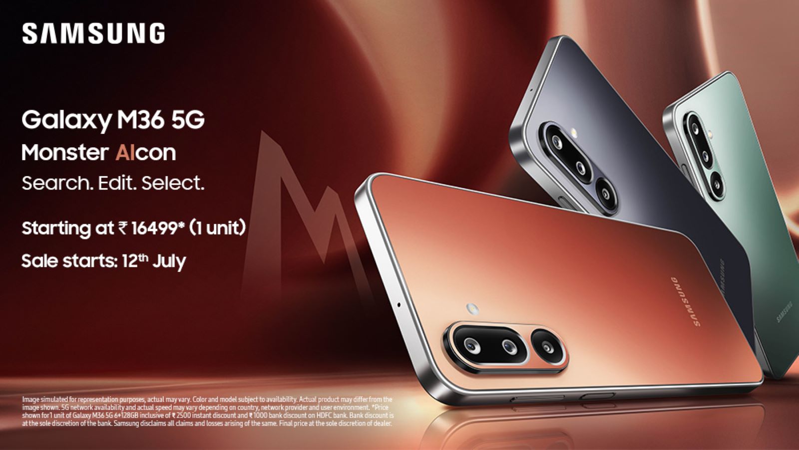 Samsung M36 5G Goes on Sale in India with AI Features