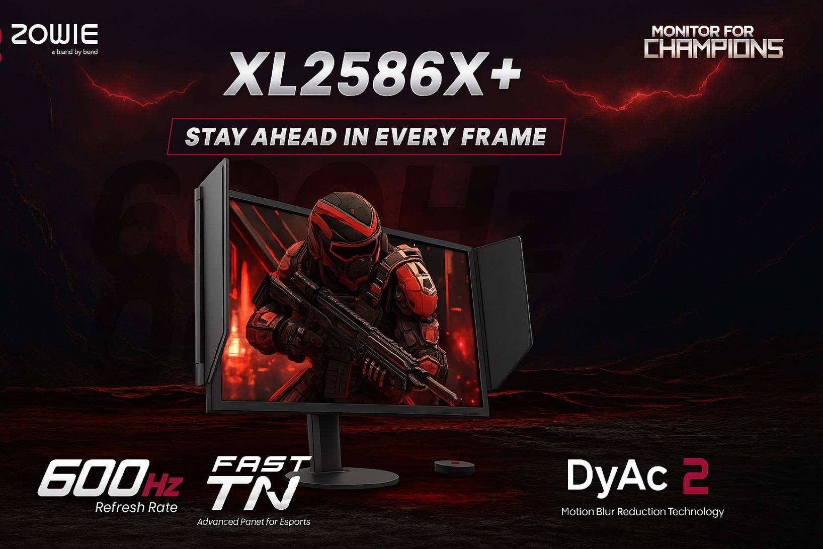 ZOWIE Launches XL2586X+ Monitor