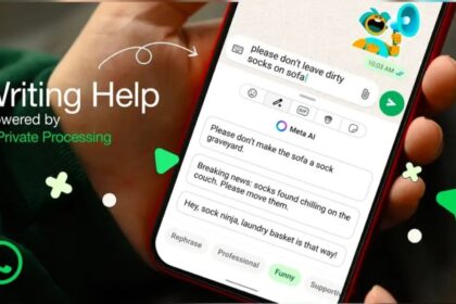 WhatsApp offers AI writing help that stays private