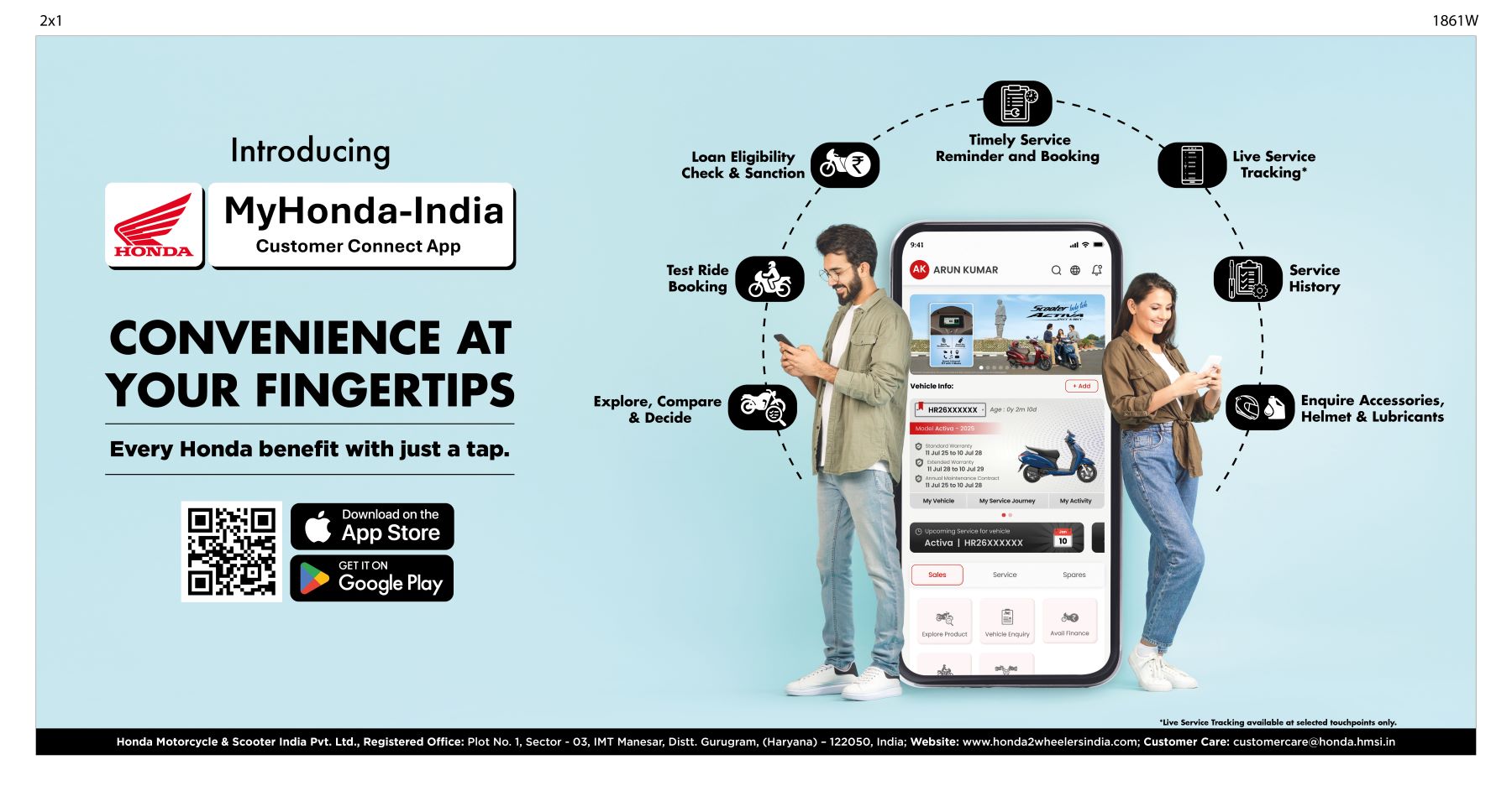 Honda Launches MyHonda-India App for Two-Wheeler Owners