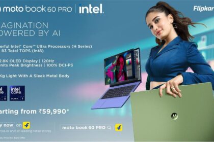 Motorola Launches Moto Book 60 Pro With Intel Core Ultra Processors in India
