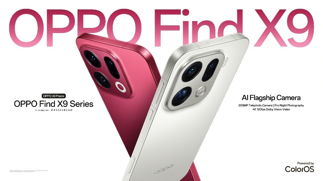 OPPO Find X9 arrives in Velvet Red colour with 7025mAh battery and sales starting December 8