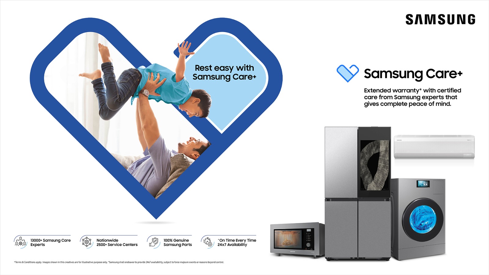 Samsung Expands Care+ Extended Warranty to Home Appliances in India
