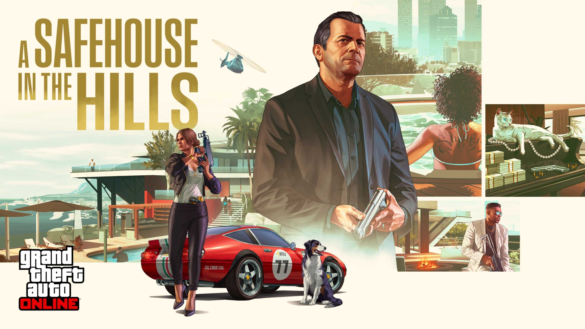 Rockstar Games Launches Major GTA Online Update with Mansions and Michael De Santa