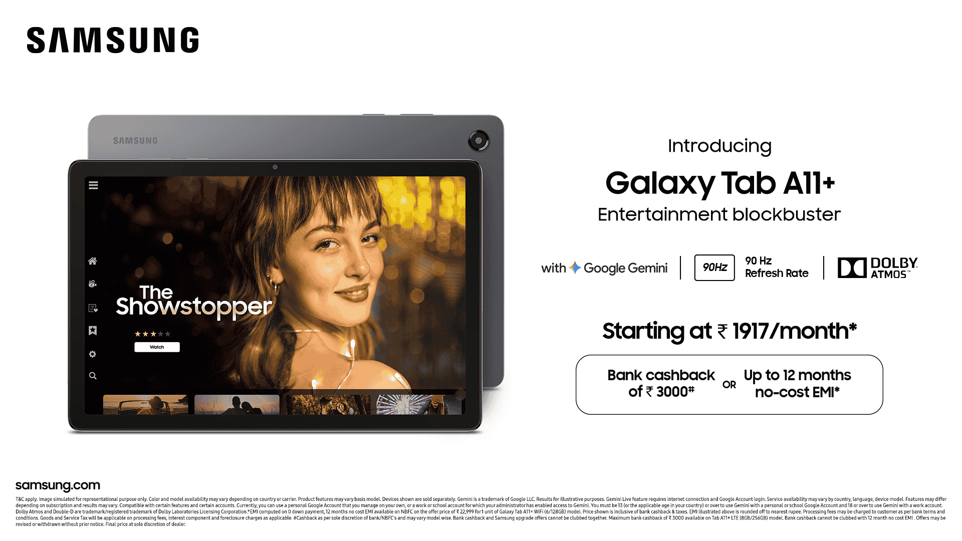 Samsung Launches Galaxy Tab A11+ in India with AI Features and 11-Inch Screen
