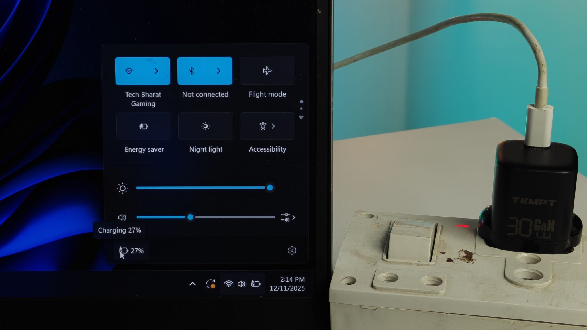 Tempt Elite 30W GaN3 Charger Review: Compact Fast Charging for India