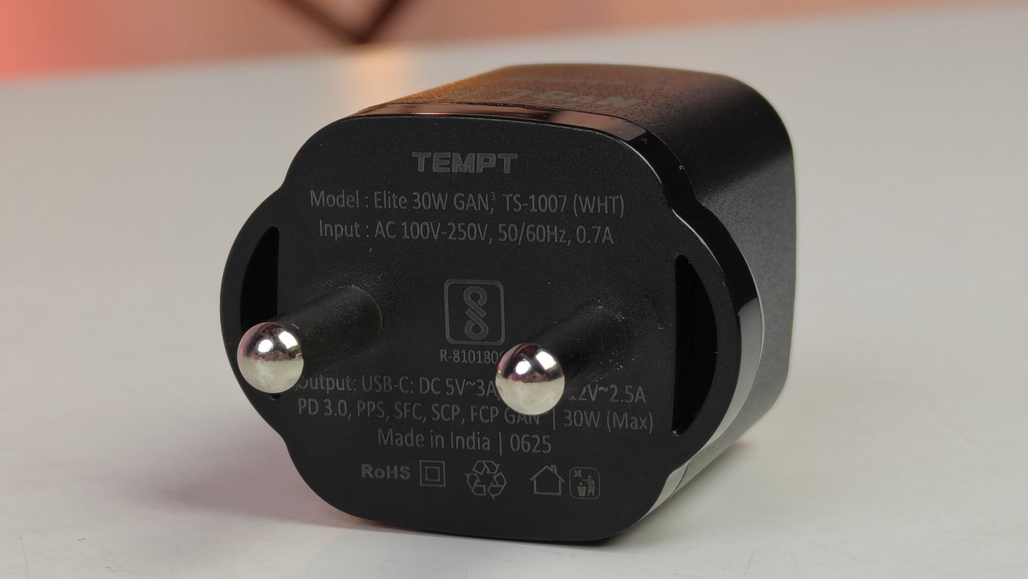 Tempt Elite 30W GaN3 Charger Review: Compact Fast Charging for India